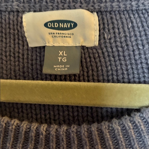 Old Navy Blue Knit Sweater - Picture 2 of 4